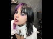 Preview 6 of Vampire Goth Girl Feeds Off Your Cum POV