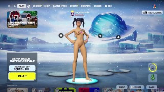Fortnite Nude Game Play - Scuba Cystal Nude Mod [Part 02] [18+] Adult Porn Gamming