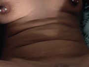 Preview 1 of Pussy Gaping With Hips Elevated