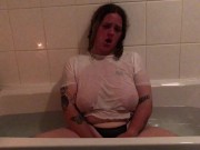 Preview 5 of BBW Wet Shirt Bath Playtime