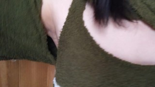 [Uncensored Japanese x Squirting] A pussy that drips the sperm wile peeing