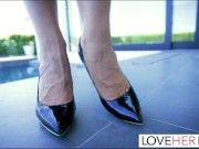 Preview 3 of JOI Foot Tease with Queenie Sateen
