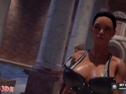 Preview 1 of Futa3dX - Big Dicked Hot Futa Babes Fucking Hard In Museum