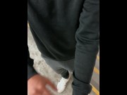Preview 6 of Cruising in shopping mall cock blowjob to brunette XL onlyfans twitter