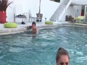 Preview 1 of Sexy Tori Black enjoys poolside fuck with Dicked