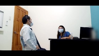 DOCTOR AND ADMINISTRATIVE STAFF LIKE EACH OTHER AND END UP FUCKING IN THE OFFICE