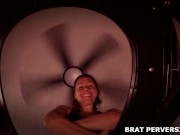 Preview 1 of Femdom Toilet Trainer (POV) - Brat Perversions
