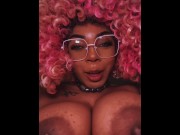 Preview 3 of Ebony @aquahsplashh titty compilation