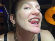 Preview 3 of FemDom Biting Mistress Gets Her Teeth into her Sub - Deep Bites and Teeth Marks