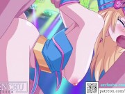 Preview 1 of Dark Magician Girl Hentai - Animated Gangbang Black Magic