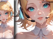 Preview 1 of Kagamine Rin shows off her perfect body and boobs