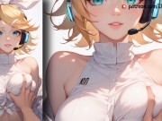 Preview 2 of Kagamine Rin shows off her perfect body and boobs