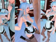 Preview 1 of Elf maid worships her masters cock