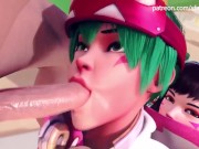 Preview 5 of overwatch hentai 3d compilation kirirko
