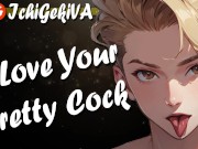 Preview 6 of Your Boyfriend Sucks Your Cock Under Your Desk While You Game [Average Size Ver.] [M4M] [NSFW Audio]