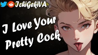 Your Boyfriend Sucks Your Cock Under Your Desk While You Game [Average Size Ver.] [M4M] [NSFW Audio]