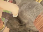 Preview 4 of Big Stallion Horse Orgasm w/ Twink Boy Max (Furry Gay Sex) | Wild Life Furries