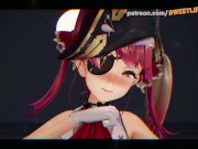 Preview 1 of Houshou Marine Virtual YouTuber In Sensual Dance!