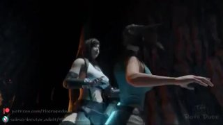 Tifa lockhart Deepthroat cum inside pussy Compilation