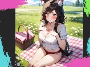 Preview 5 of Picnic with your brunette catgirl