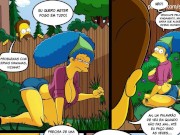 Preview 1 of Simpson porn - Ned Flanders fuck Marge as a whore