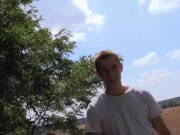 Preview 1 of BIGSTR - It's A Perfect Day To Fuck A Virgin Tight Asshole By The Side Of The Road