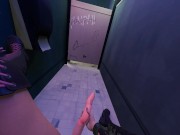 Preview 6 of Drop dee masturbating at public restroom fortnite animation