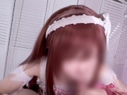 Preview 4 of 🩷【aliceholic13】Japanese Game Idol Cosplaying blowjob & sex hentai video.