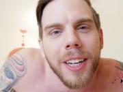 Preview 3 of Morning Sex with Hot Tattooed Boyfriend Steve Rickz - My POV Boyfriend - FPOV Virtual Sex