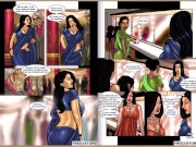 Preview 3 of Savita Bhabhi Episode 10 - Miss India Part 1 - Erotic comics - sex in the car with a old man