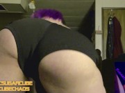 Preview 2 of Phat Ass Strip tease Booty Wiggle Jiggle Teaser Pleaser