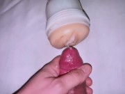 Preview 6 of Dillion harper's tight fleshlight pussy make me cum twice (POV)