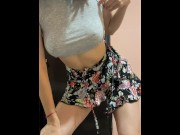 Preview 5 of Sensual dancing wanting to seduce you to fuck me | skirt without panties