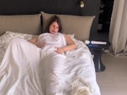 Preview 1 of masturbating pussy play under the covers
