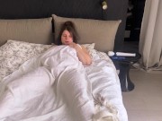 Preview 4 of masturbating pussy play under the covers