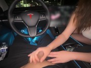 Preview 2 of POV Cute Asian Sneaky Car Blowjob and Swallowing Every Drop - NicoLove
