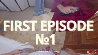 EPISODE #6 A new fresh portion of my Cum for the hungry stepmother gets into her mouth
