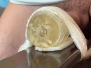 Preview 6 of Man Moaning while Fucking Fleshlight and Dirty Talking until Intense Shaking Orgasm and Cum - fap2it