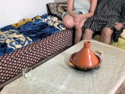 Preview 3 of مغربية تتحول مع جوج رجال 🍆 فلان مغربي 🔥