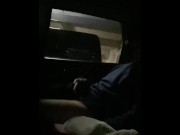 Preview 1 of Masturbating in a shopping mall parking lot without anyone finding out
