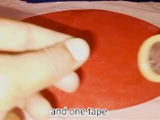 Preview 1 of HOW TO MAKE A PLASTIC PUSSY: SEX TOY AT HOME AND DOING CUM WITH IT: TUTORIAL AND TEST