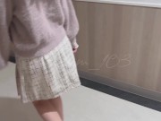 Preview 1 of [Leakage] Japanese woman has no skin sex in the rest room🚽