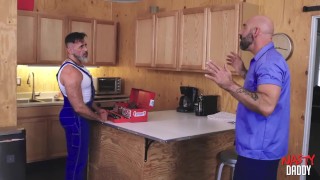 NASTYDADDY Lawson James Willingly Eats Cum From His Buddy