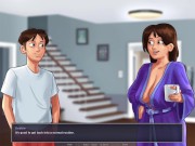 Preview 3 of Summertime Saga Sex Game Walkthrough Part 2 [18+] Helping Debbie Around The House