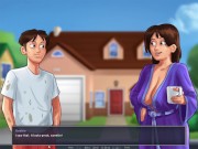 Preview 5 of Summertime Saga Sex Game Walkthrough Part 2 [18+] Helping Debbie Around The House