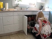 Preview 3 of BORED MILF HOUSEWIFE FUCKS PLUMER BREEDING CREAMPIE