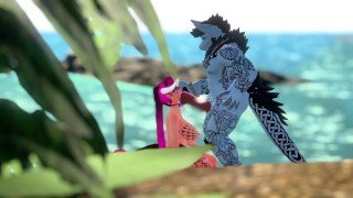 Fucking A Furry On The Beach | VR |