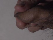 Preview 2 of Super slow motion ejaculation of a small phimosis penis！