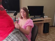 Preview 4 of Stepmom giving me a handjob before bedtime
