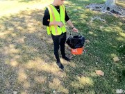 Preview 3 of Andrew Connor Chokes Down Cock To Get Out Of Trash Duty